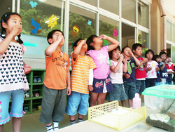 菊川幼稚園フッ素洗口2